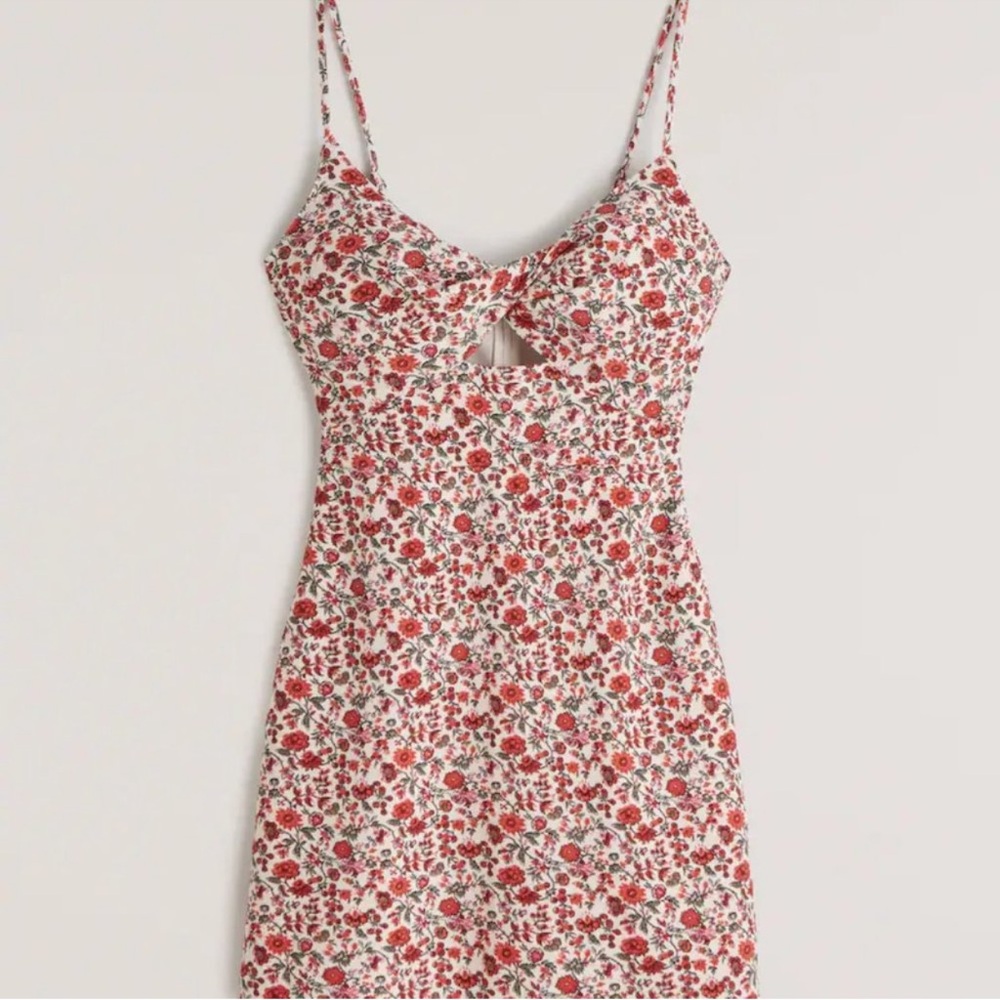 Abercrombie & Fitch Floral Front twist dress